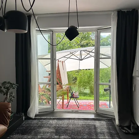 公寓 Luxus Residenz 4min Vw Stadtnah-1 Kingsize Bett & Garten 沃尔夫